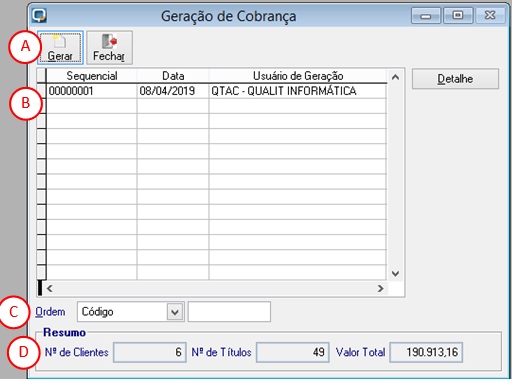 Em seguida o sistema vai abrir a seguinte tela, vamos detalhar ainda mais para você: