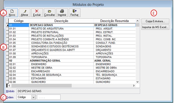 Em seguida o sistema vai abrir a seguinte tela: