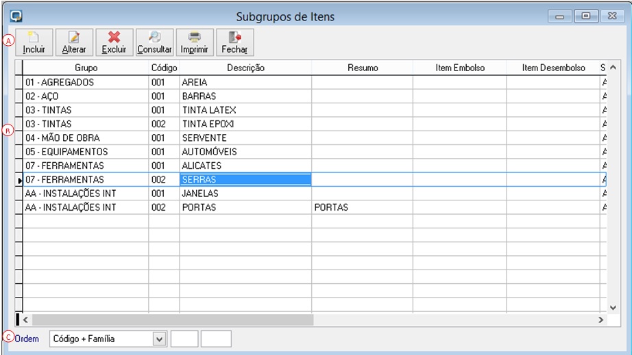 Em seguida vamos detalhar os campos: