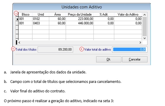 Clicando em renegociar o sistema vai abrir a seguinte tela: