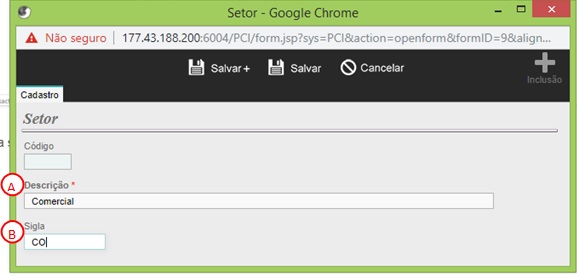 Em seguida o sistema vai abrir a seguinte tela: