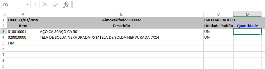Resumo do Excel: