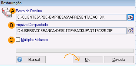 Então o sistema vai abrir a seguinte tela: