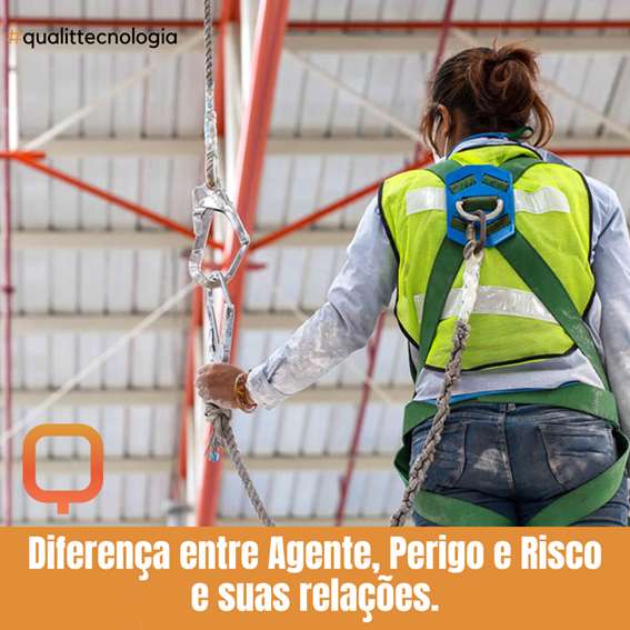 Diferença entre Agente, Perigo e Riscos e suas relações.