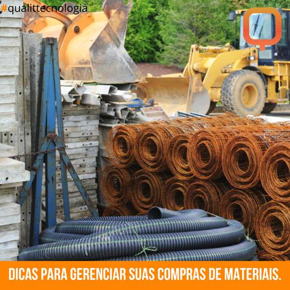 Dicas para gerenciar suas compras de materiais.